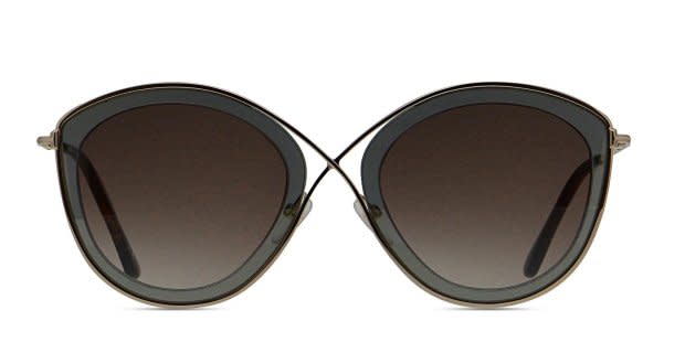 Tom Ford TF604 Sascha-02 Gold/Brown Sunglasses
