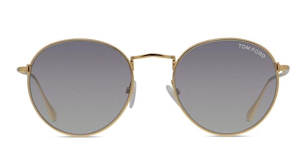 小物 TOM FORD TF649 01e Ryan-02 Tom Ford TF649 Ryan-02 Gold Sunglasses Sunglasses
