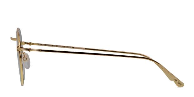 小物 TOM FORD TF649 01e Ryan-02 Tom Ford TF649 Ryan-02 Gold Sunglasses Sunglasses