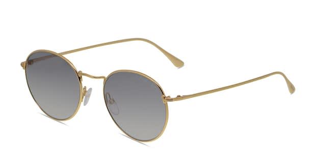 小物 TOM FORD TF649 01e Ryan-02 Tom Ford TF649 Ryan-02 Gold Sunglasses Sunglasses