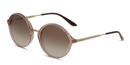 Carrera 5031/S Clear Pink/Gold glasses - Pink / Clear / Gold - Angle View