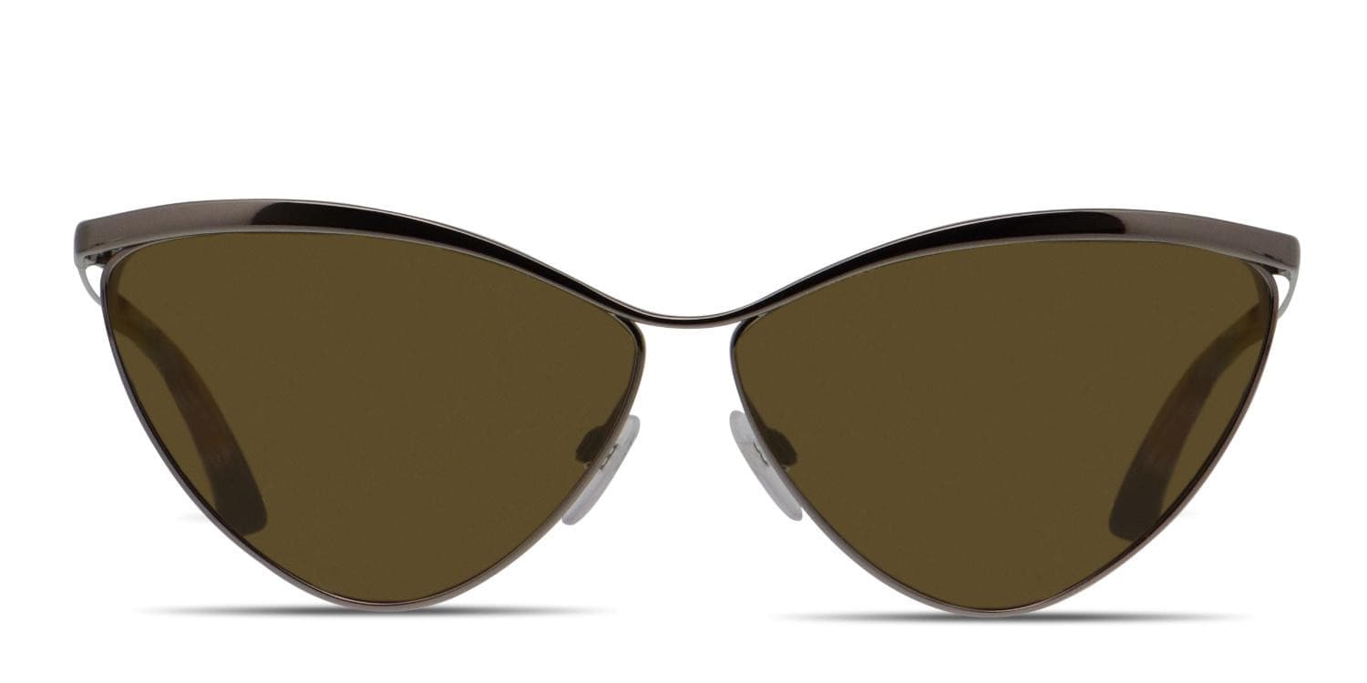 Balenciaga BA0126 Gunmetal glasses - Gunmetal - Frontal View