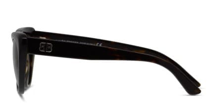 Balenciaga BA0143 Brown, Tortoise glasses - Brown / Tortoise - Side View