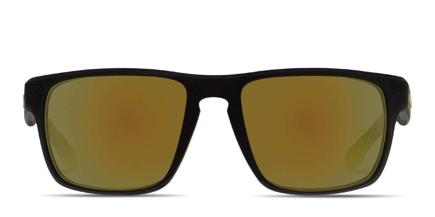 Hugo Boss x Boss 0800/S Black/Yellow glasses - Black / Yellow - Frontal View