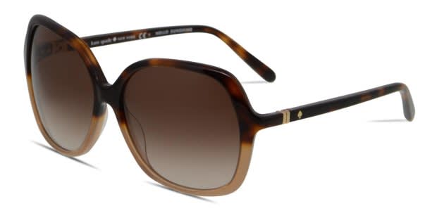 kate spade Brown Tortoiseshell Oversized Sunglasses with Brown Gradient Lenses Kate Spade Brown Gradient Oval Ladies Sunglasses BRIA/G/S  main image 2