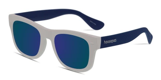 Havaianas Sunglasses Unisex Paraty White Blue, 47 mm NWOT Havaianas Paraty/M White, Blue Prescription Sunglasses - 50  main image 3