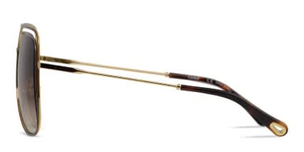 Chloe CE130S Brown, Tortoise, Gold glasses - Brown / Tortoise / Gold - Side View