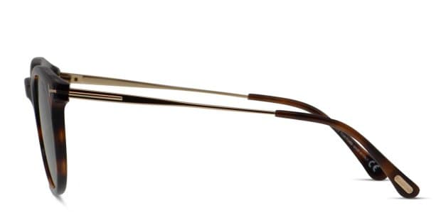 Tom Ford Kellan-02 Tortoise, Gold Prescription Sunglasses - 50