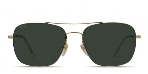 Gucci GG0503S Gold Green Prescription Sunglasses