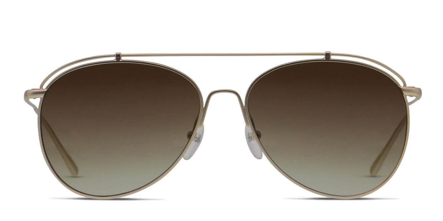 Calvin Klein CK2163S Gold Prescription Sunglasses - 50% Off Lenses