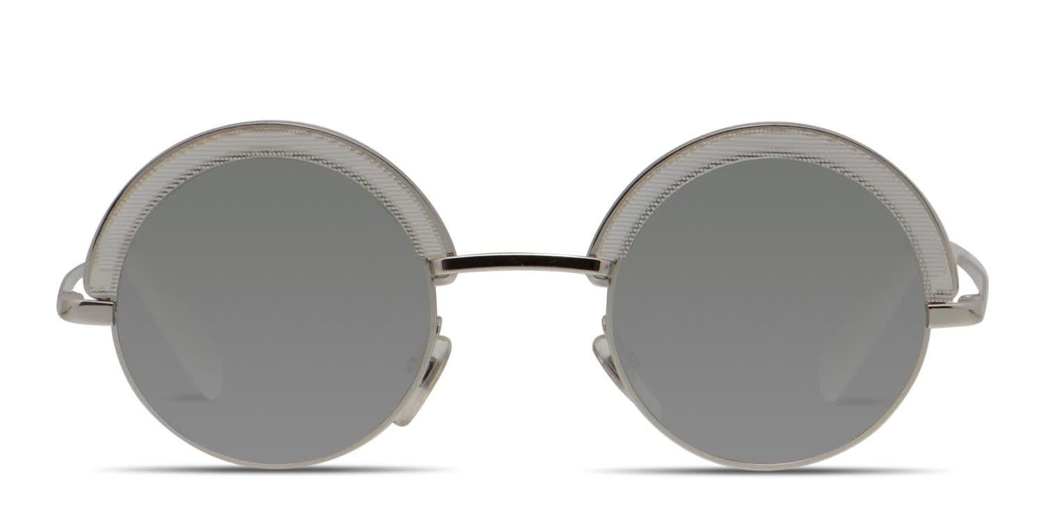 Alain Mikli A04003 White, Silver glasses - White / Silver - Frontal View