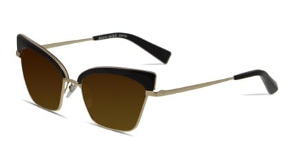 Alain Mikli A04005 Black, Gold glasses - Black / Gold - Angle View