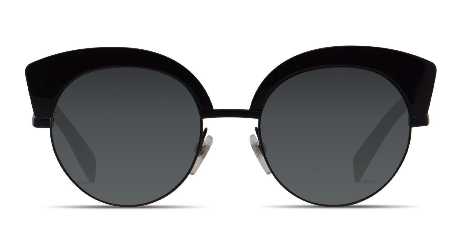 サングラス Isabel Marant IM0016S Round Sunglasses Gray Black Gold Isabel Marant IM0016/S black , gold frame with dark grey