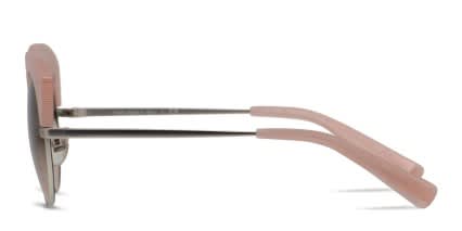 Alain Mikli A04007 Pink/Silver/Multicolor glasses - Multicolor / Pink / Silver - Side View