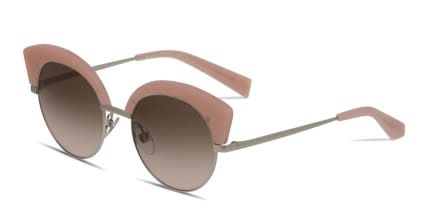 Alain Mikli A04007 Pink/Silver/Multicolor glasses - Multicolor / Pink / Silver - Angle View