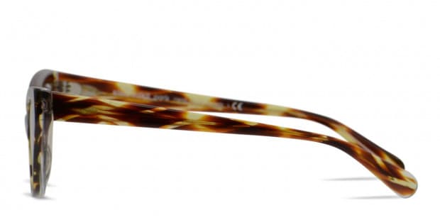 Alain Mikli A05036 Tortoise, Yellow, Clear Prescription Sunglasses