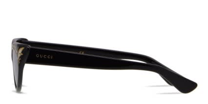 Gucci GG0089S Shiny Black glasses - Shiny Black - Side View