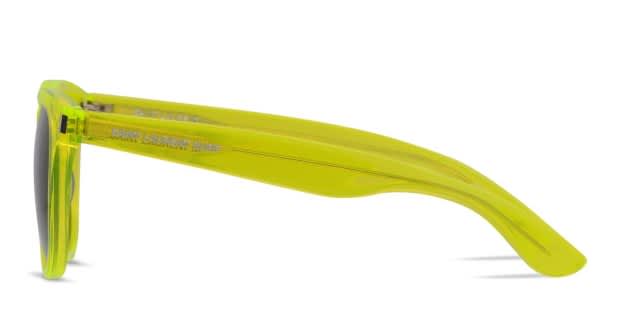 Saint Laurent SL 101 Surf Yellow/Clear Prescription Sunglasses