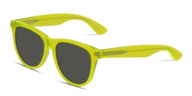 Saint Laurent SL 101 Surf Yellow/Clear Prescription Sunglasses