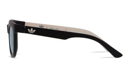 Adidas AOR024 Black/White glasses - Black / White - Side View