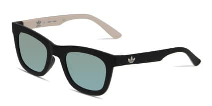 Adidas AOR024 Black/White glasses - Black / White - Angle View