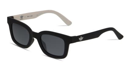Adidas AOR023 Black/White glasses - Black / White - Angle View