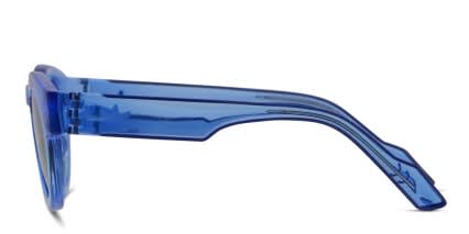 Adidas AOG005 Blue/Clear glasses - Blue / Clear - Side View
