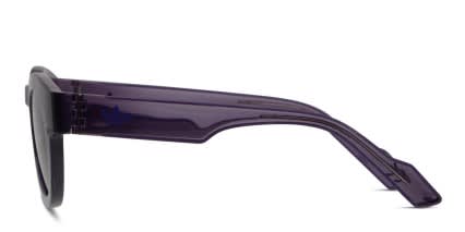Adidas AOG005 Purple/Clear glasses - Purple / Clear - Side View