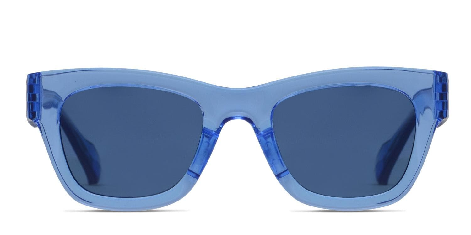 Adidas AOG003 Blue/Clear glasses - Blue / Clear - Frontal View