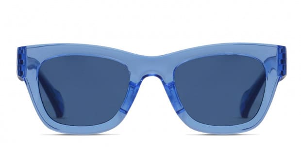 Adidas AOG003 Blue Clear Prescription Sunglasses 50 Off Lenses