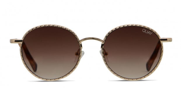 Quay Australia I See You Gold Brown Prescription Sunglasses