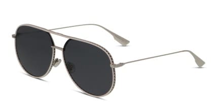 Dior DiorByDior White, Silver glasses - White / Silver - Angle View