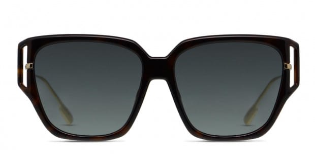 Dior Direction 3F Brown Tortoise Gold Prescription Sunglasses
