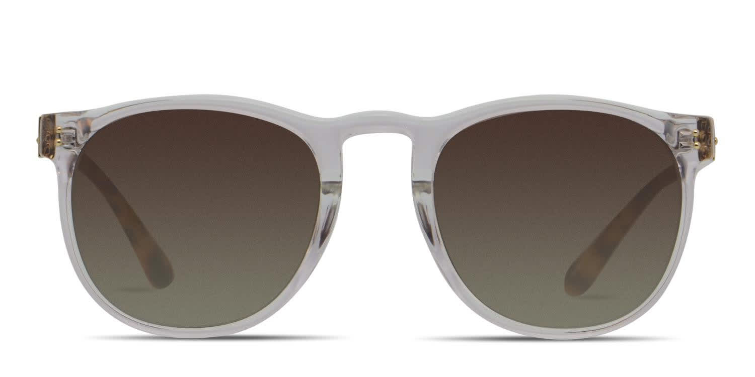 Linda Farrow LFL354 Clear/Tortoise glasses - Clear / Tortoise - Frontal View