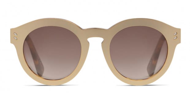 Stella McCartney SC0046S Gold Tortoise Brown Prescription Sunglasses