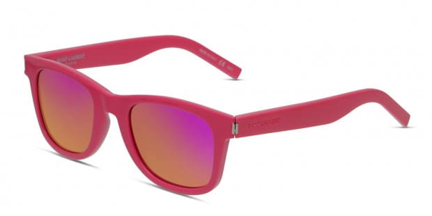 サングラス SAINT LAURENT 'Classic SL 51' sunglasses Pink Saint Laurent SL 51 Rainbow Pink Prescription Sunglasses