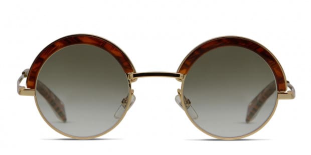 Oliver Peoples For Alain Mikli A04003N Brown/Gold Prescription Sunglasses