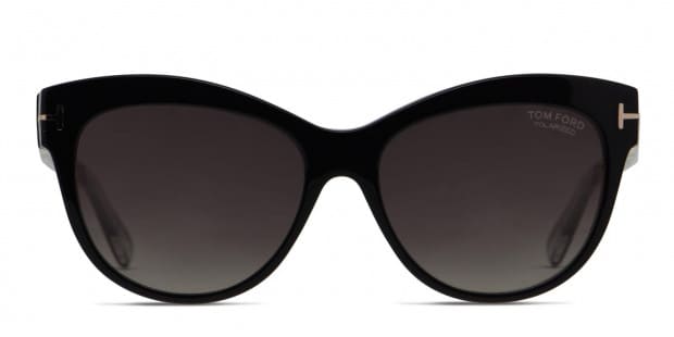 Tom Ford TF430 Lily Shiny Black Prescription Sunglasses