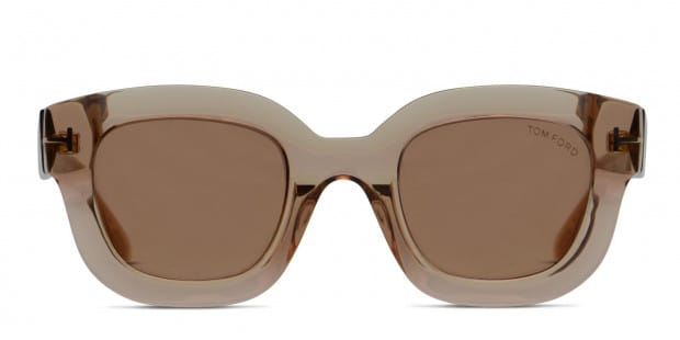 Tom Ford TF659 Pia Clear Neutral Prescription Sunglasses