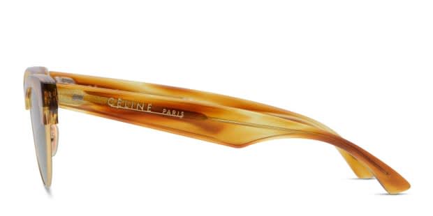 Celine CL40059U Tortoise/Yellow/Gold Prescription Sunglasses