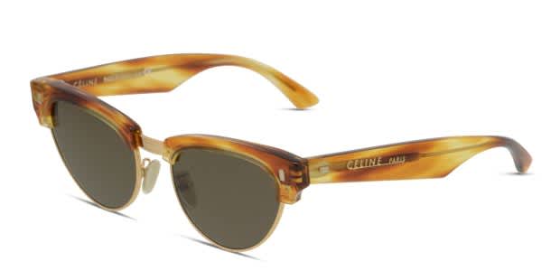 Celine CL40059U Tortoise/Yellow/Gold Prescription Sunglasses