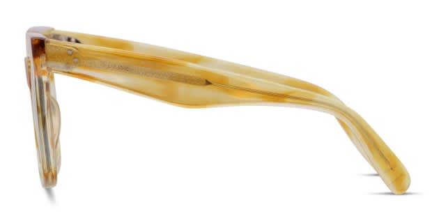 Celine CL4055IN Yellow/Clear Prescription Sunglasses display picture 2