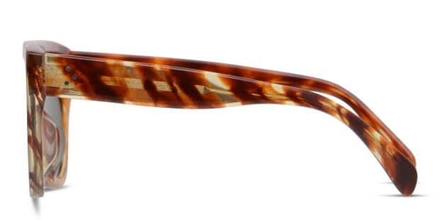 Celine CL40001F Tortoise/Yellow Prescription Sunglasses