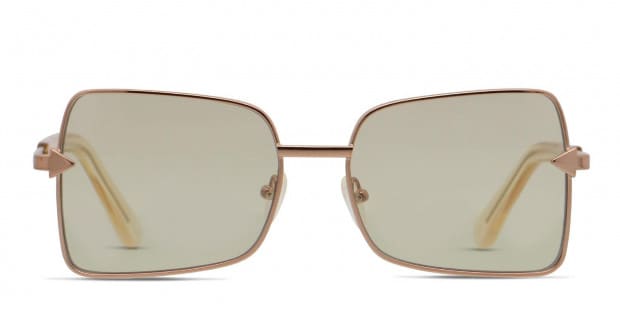 Karen Walker Wisdom Gold/Clear Prescription Sunglasses