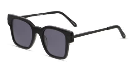 Monumental By Karen Walker Julius Shiny Black glasses - Shiny Black - Angle View