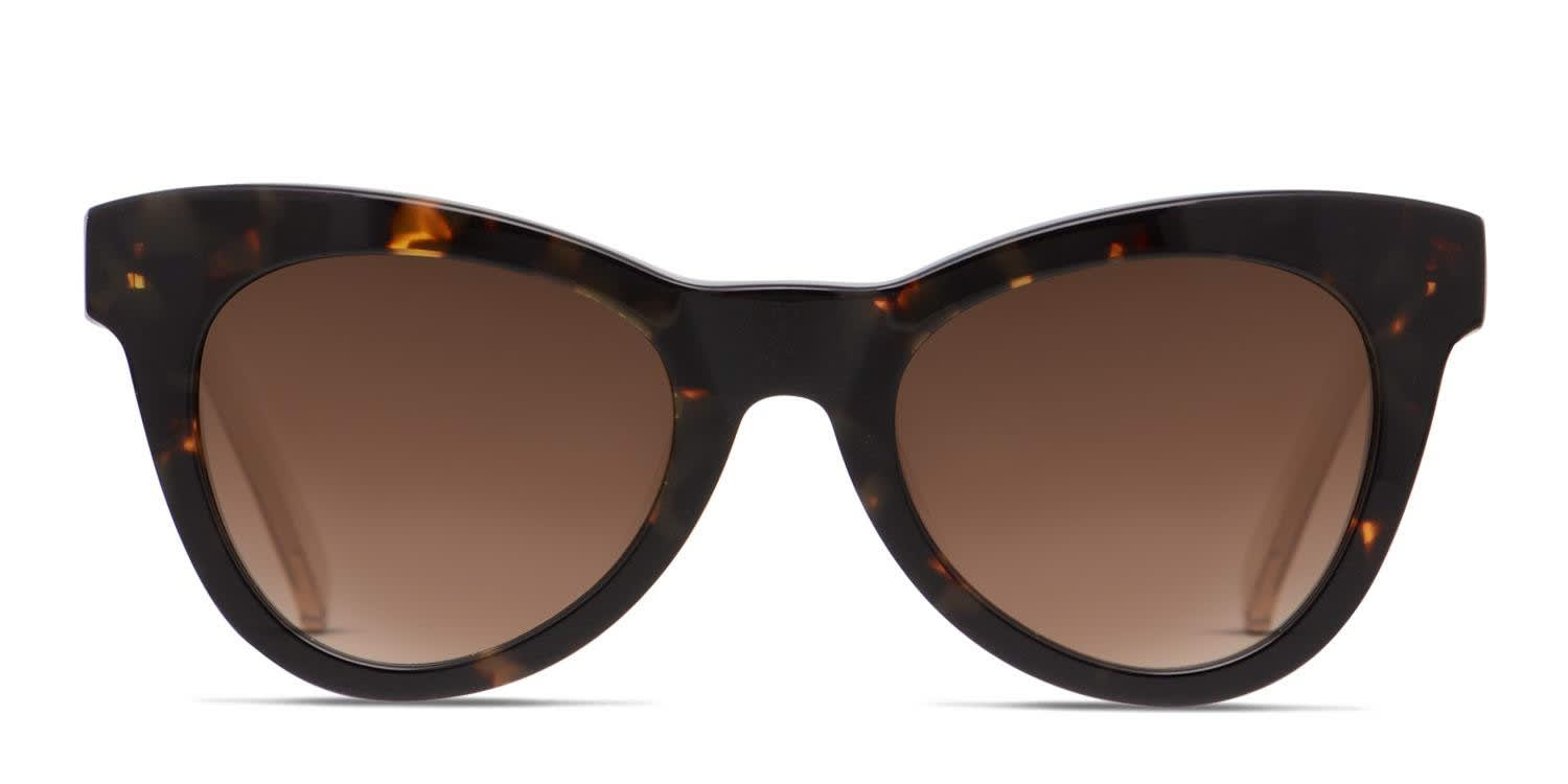 Le Specs Dernier Cri Brown/Tortoise glasses - Brown / Tortoise - Frontal View