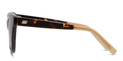 Le Specs Dernier Cri Brown/Tortoise glasses - Brown / Tortoise - Side View