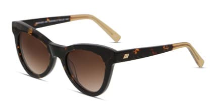 Le Specs Dernier Cri Brown/Tortoise glasses - Brown / Tortoise - Angle View