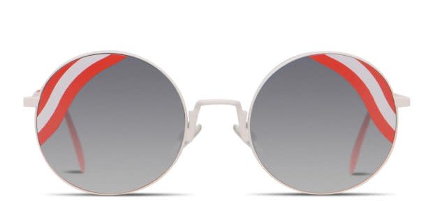 Fendi FF0248/S White/Red Sunglasses Online display picture 1