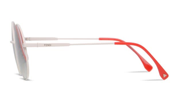 Fendi FF0248/S White/Red Sunglasses Online display picture 3